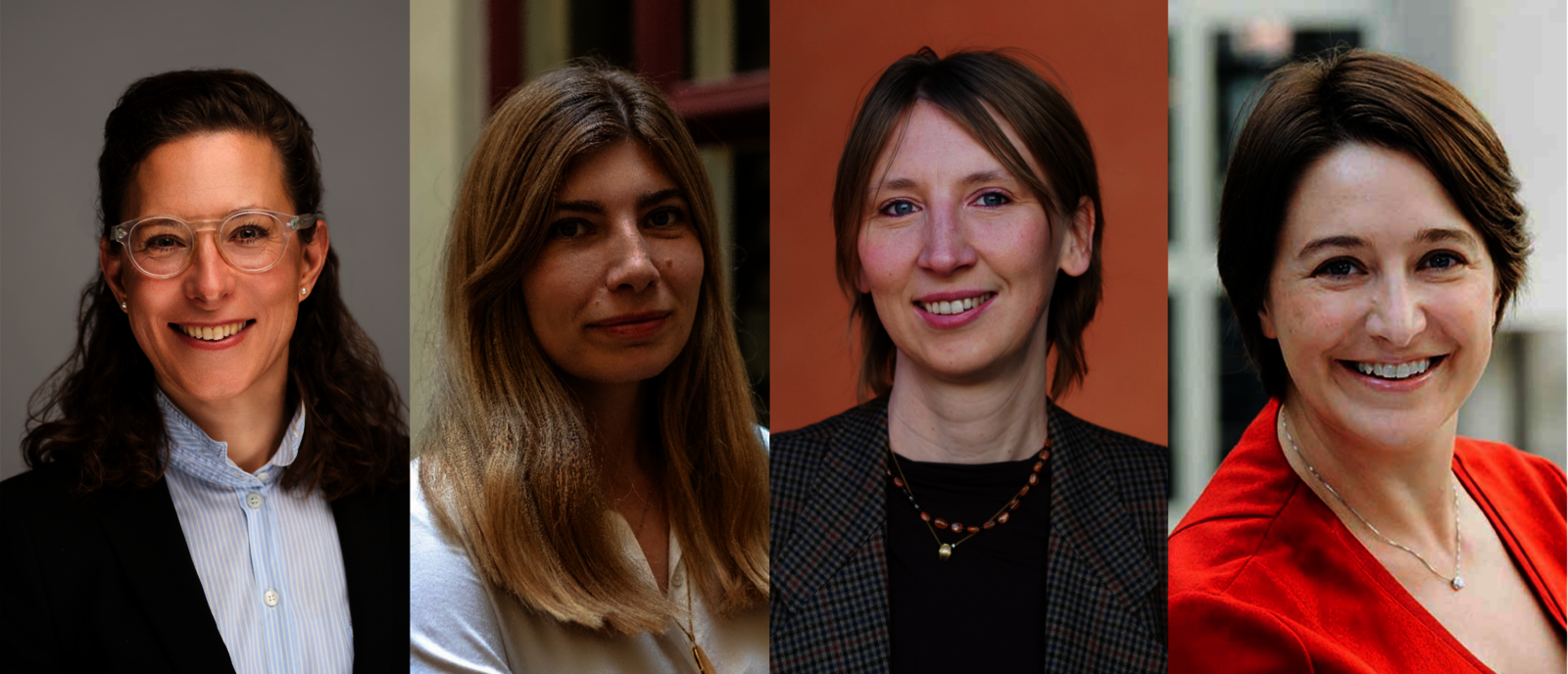 Portrait photos of Soﬁe Cairo, Ria Ivandić, Anne Sophie Lassen, and Valentina Tartari