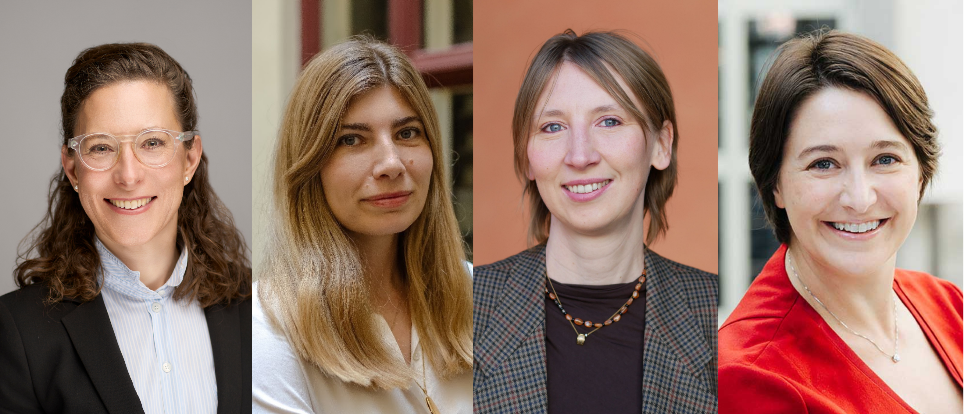 Portrait photos of Soﬁe Cairo, Ria Ivandić, Anne Sophie Lassen, and Valentina Tartari